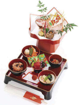 割烹味香佐のお食い初め膳の画像