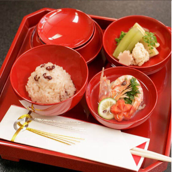 とりよねの食べ初め膳の画像